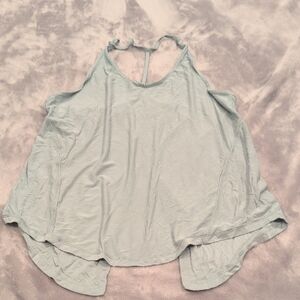 Women's Light Green Sleeveless Top